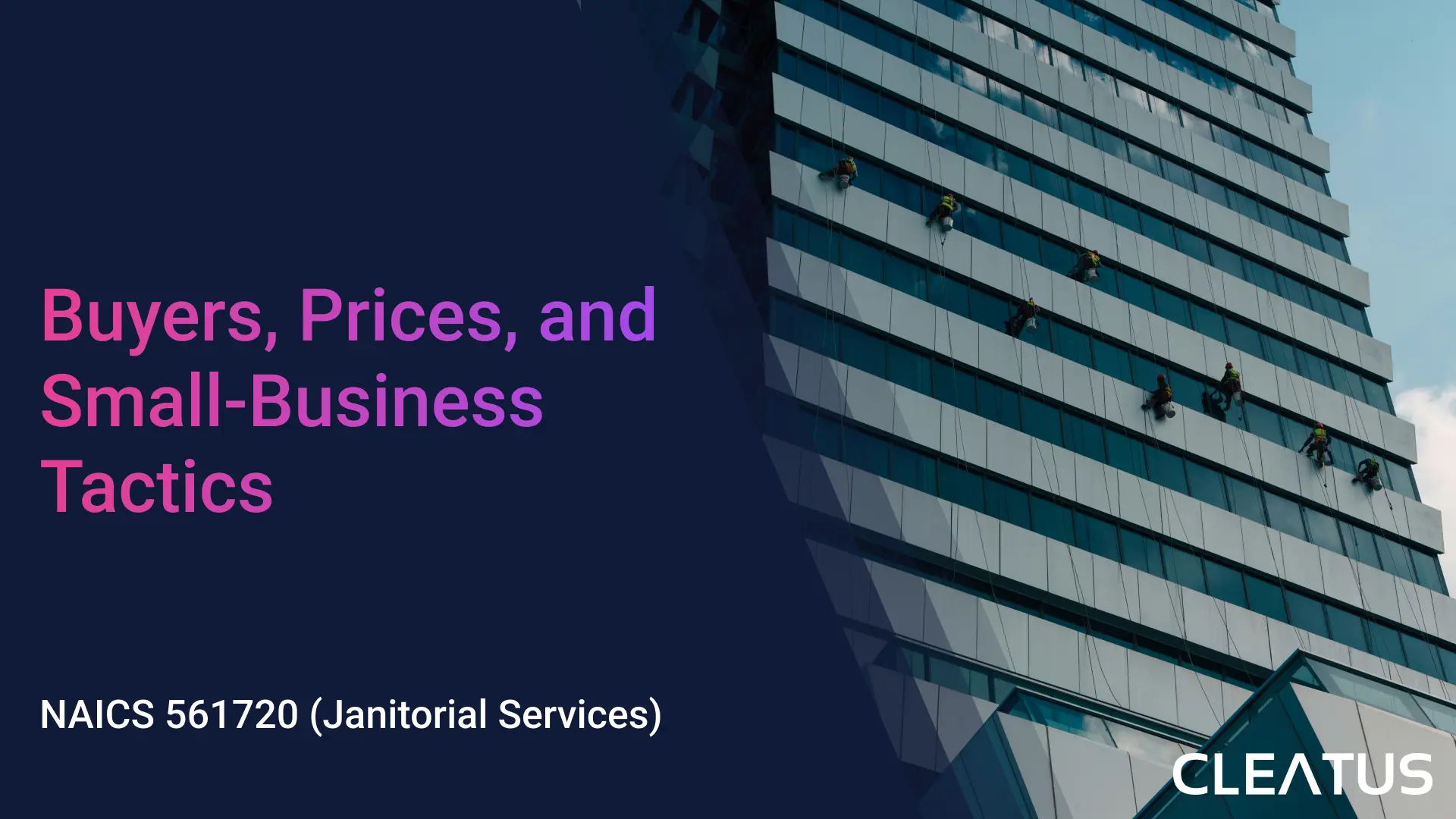 NAICS 561720 (Janitorial Services) - Buyers, Contracts, and Small-Business Playbook