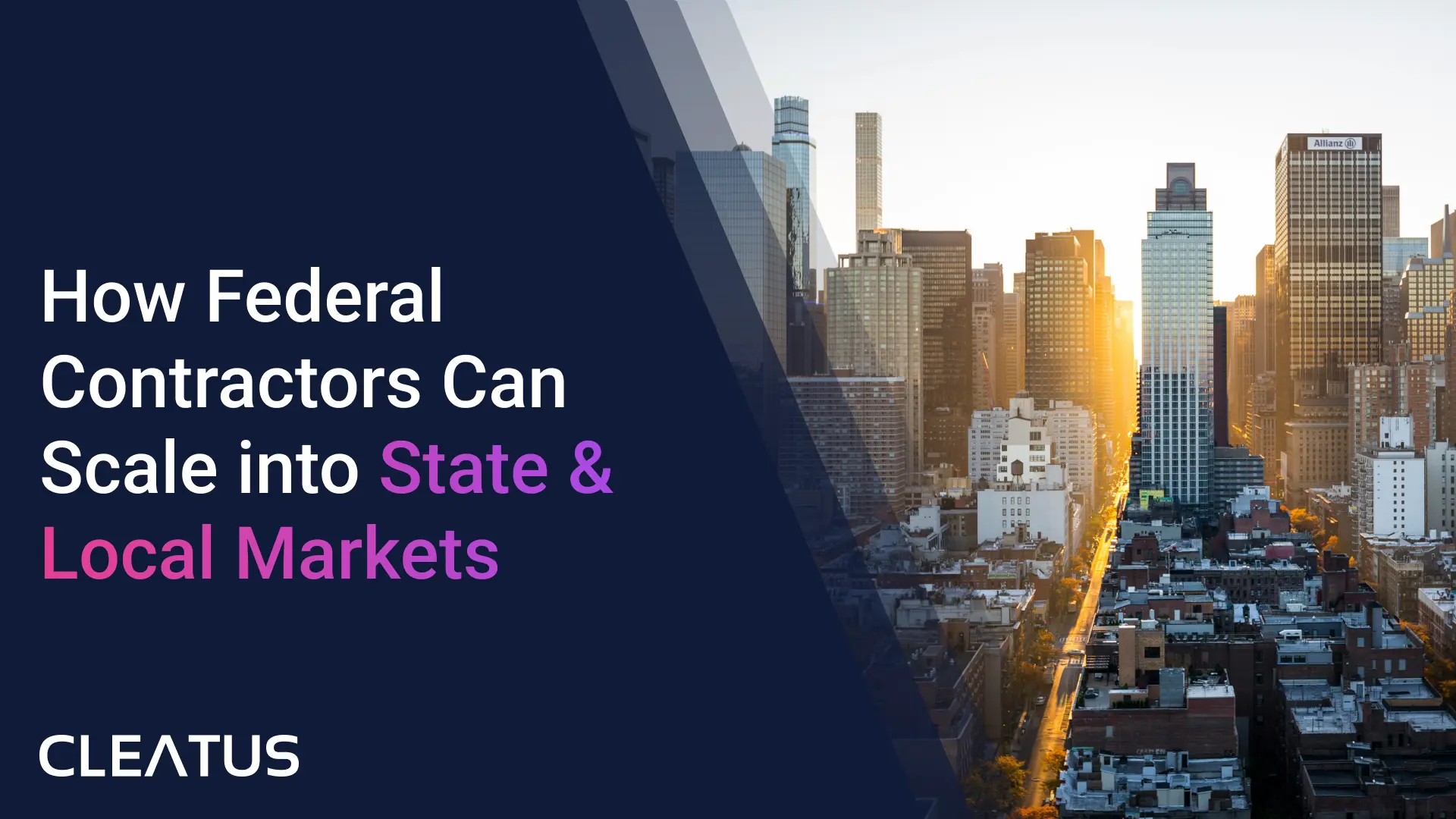 The SLED Expansion Blueprint: How Federal Contractors Can Scale into State & Local Markets