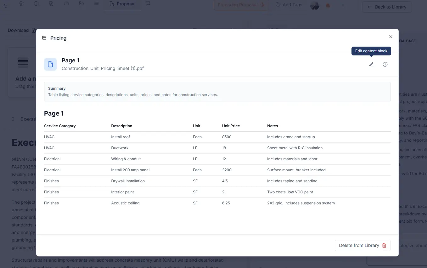 CLEATUS pricing estimation and cost calculation tools