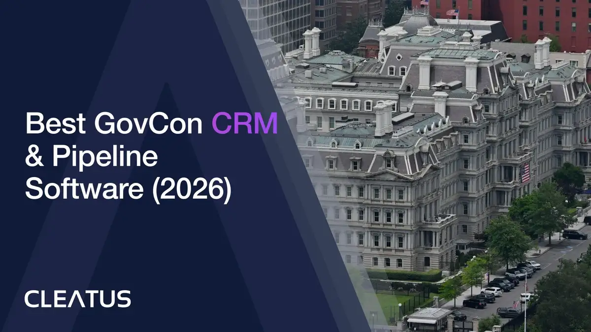 9 Best GovCon CRM & Pipeline Management Software Platforms (October 2026)