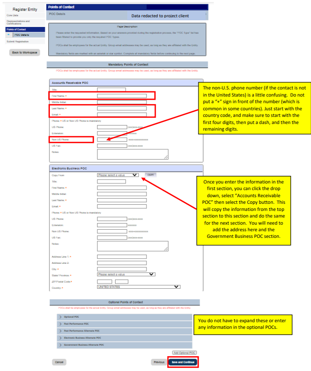 Step 47: Certifications and Representations