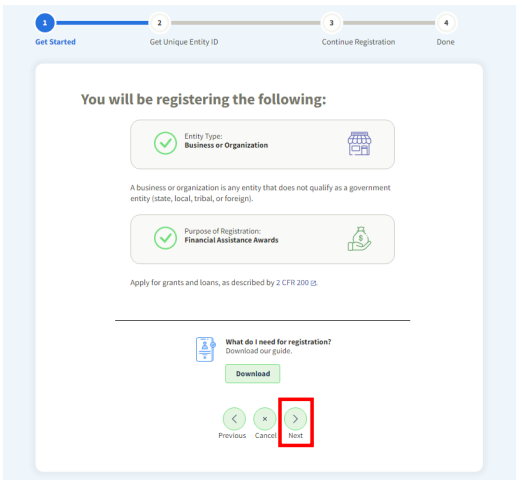 Step 23: Confirmation Page