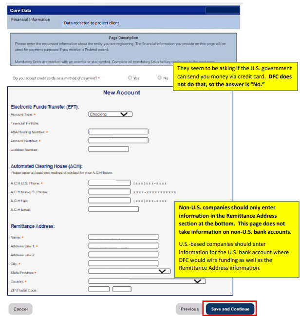 Step 41: General Information