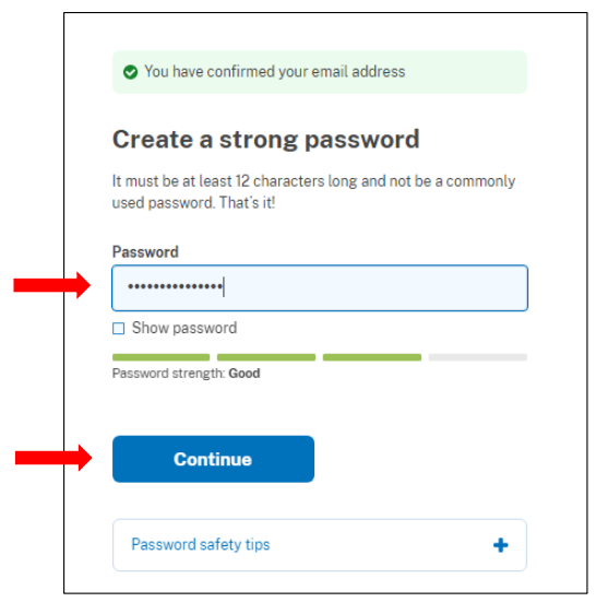 Step 7: Choose Password