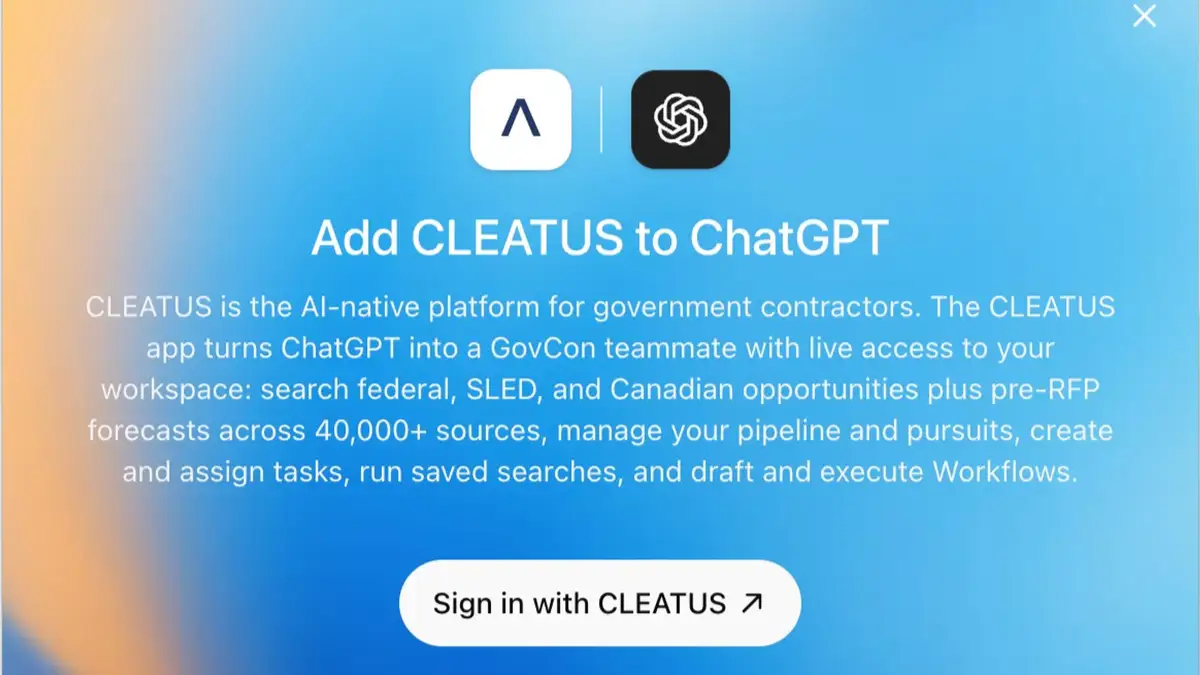 CLEATUS is now on the ChatGPT App Store ๐