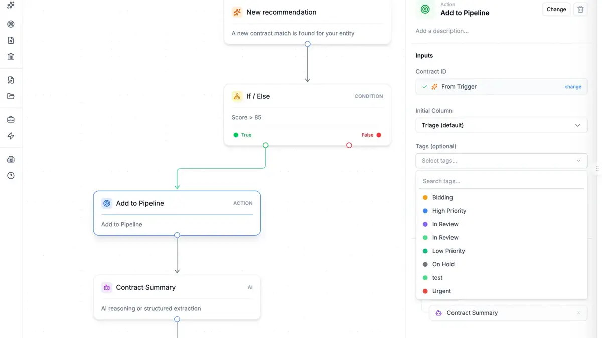 Workflows can now tag your pursuits automatically ๐ท๏ธ