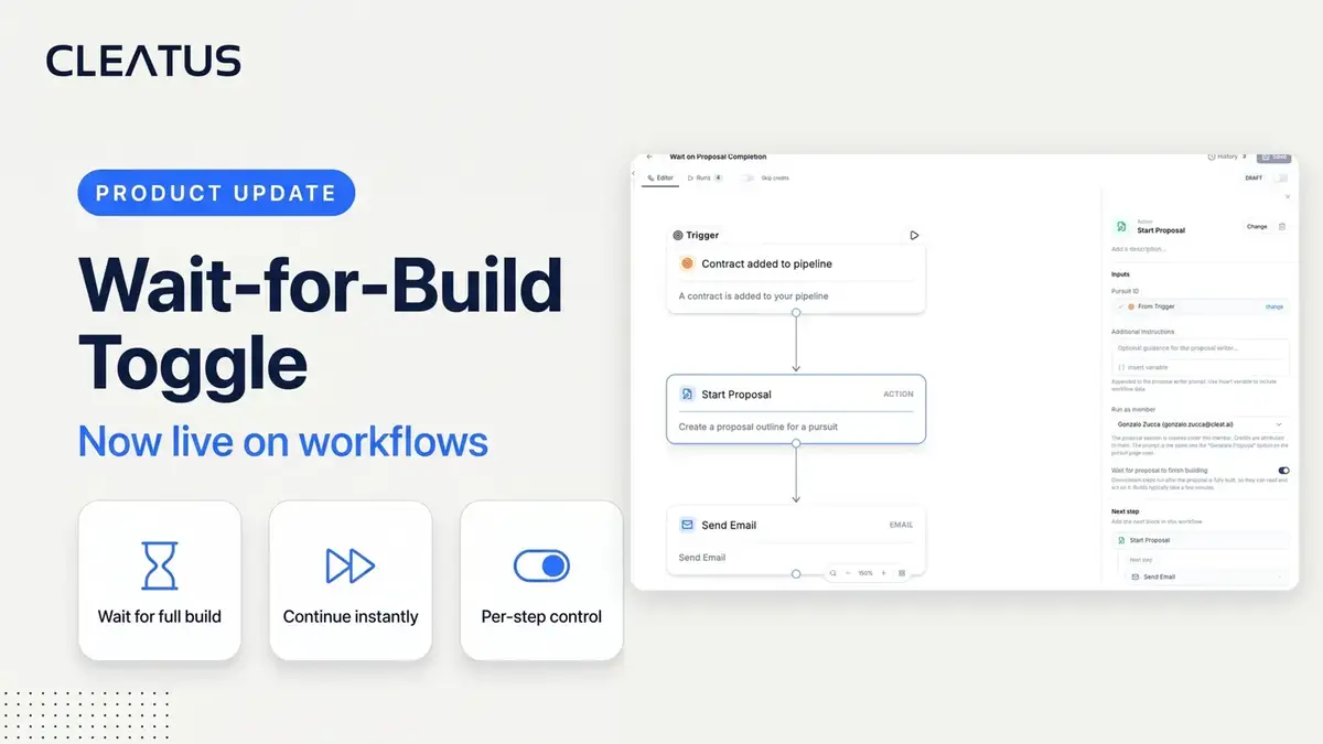Choose when your workflow waits for a proposal to finish โธ๏ธ