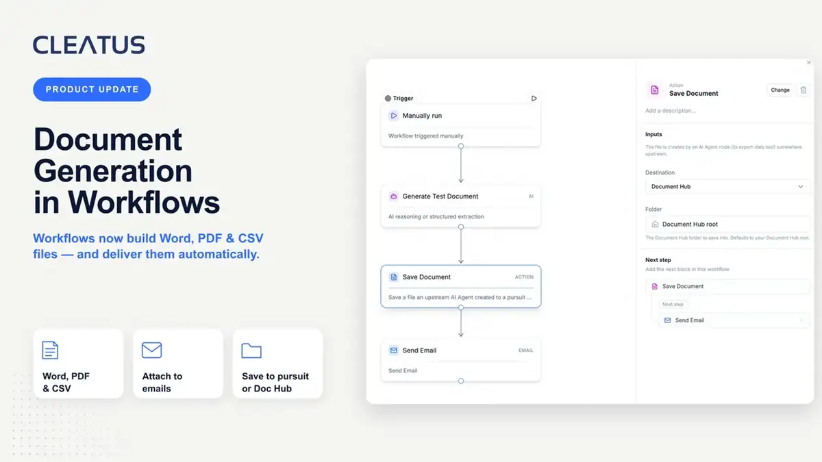 Turn any workflow into a document factory with Document Generation ๐