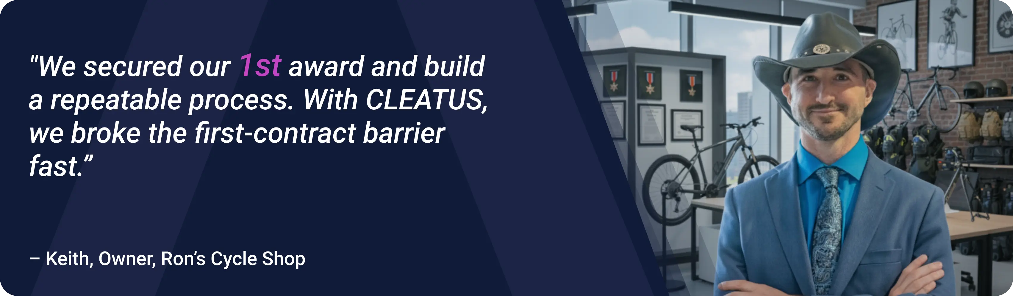 Ron's Cycle Shop - CLEATUS Success Story